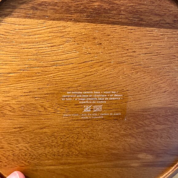 West Elm - Wood + Ceramic Tableware Set, Small and Medium - Picture 9 of 12